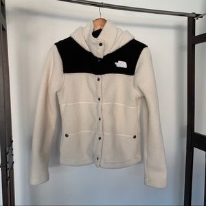 The North Face Black Cream Fleece Jacket